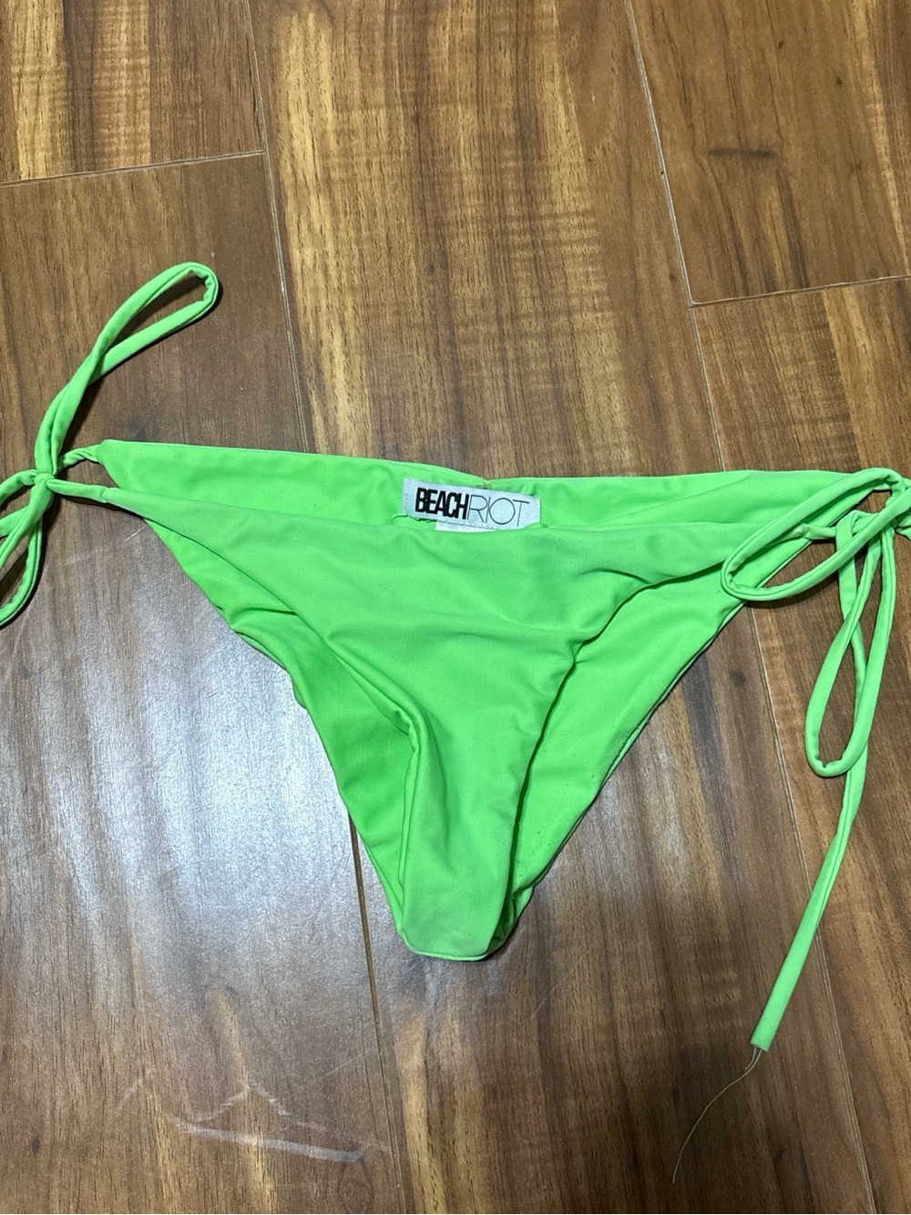 Beach riot solid side tie bikini bottoms